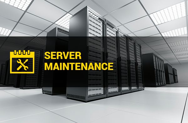 ROUTINE SERVER MAINTENANCE SCHEDULED
